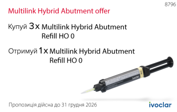 Multilink Hybrid Abutment Refill HO 0_8796