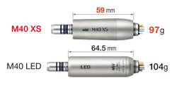 Сравнение M40 XS и LED